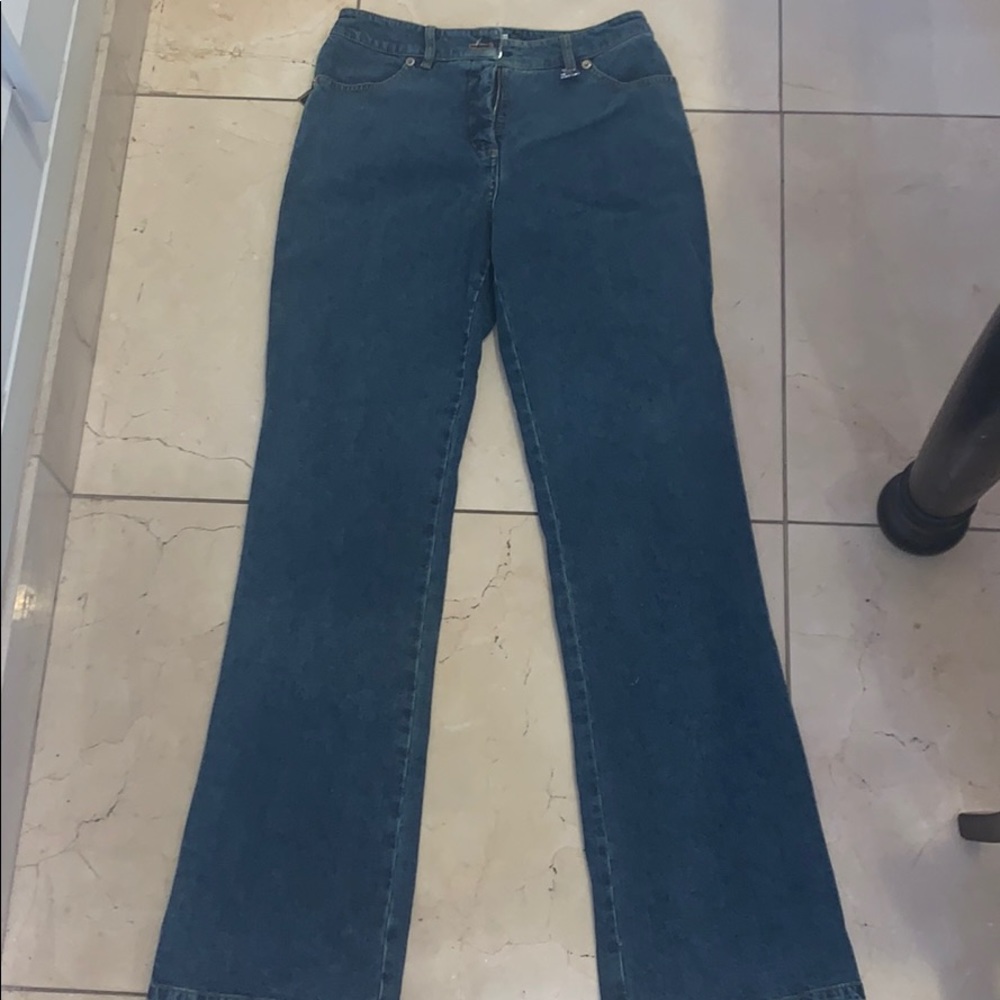 Vintage Blue St. John Sport Flare Jeans